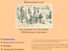 Tablet Screenshot of bohemianlit.com